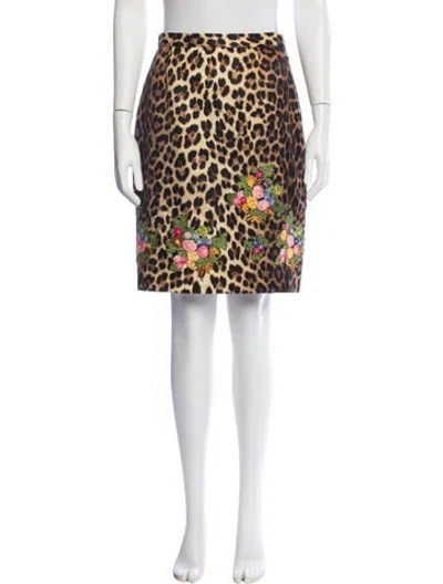 Pre-owned Moschino Cheap And Chic Vintage Knee-length Skirt In Multi