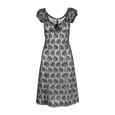 Moschino Cheap And Chic Vintage Lace Dress - '00s In Black