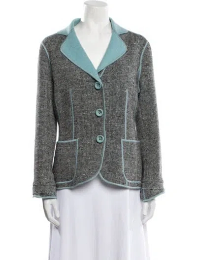Pre-owned Moschino Cheap And Chic Vintage Late 1990's - Early 2000's Blazer In Gray