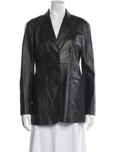 Pre-owned Moschino Cheap And Chic Vintage Late 1990's - Early 2000's Blazer In Green