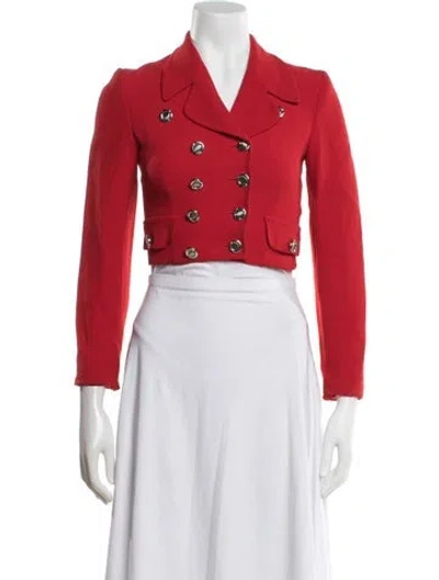 Pre-owned Moschino Cheap And Chic Vintage Late 1990's - Early 2000's Blazer In Red