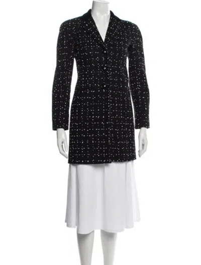 Pre-owned Moschino Cheap And Chic Vintage Late 1990's - Early 2000's Coat In Black