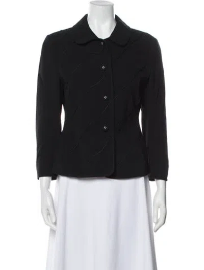 Pre-owned Moschino Cheap And Chic Vintage Late 1990's - Early 2000's Evening Jacket In Black