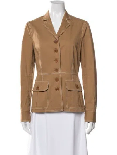 Pre-owned Moschino Cheap And Chic Vintage Late 1990's - Early 2000's Jacket In Brown
