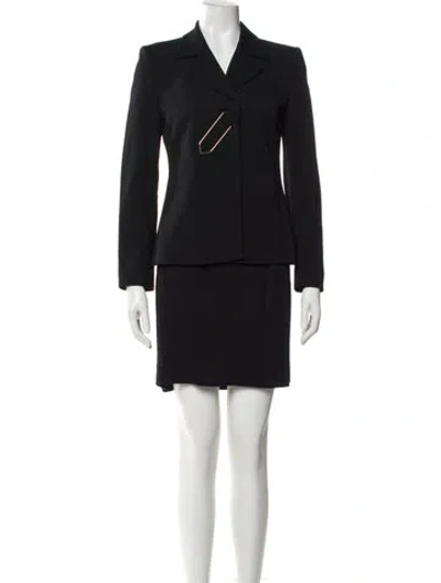 Pre-owned Moschino Cheap And Chic Vintage Late 1990's - Early 2000's Skirt Suit In Black