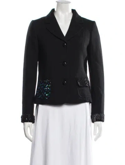 Pre-owned Moschino Cheap And Chic Vintage Late 2000's - Early 2010's Blazer In Black