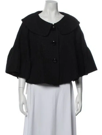 Pre-owned Moschino Cheap And Chic Vintage Late 2000's - Early 2010's Cape In Black