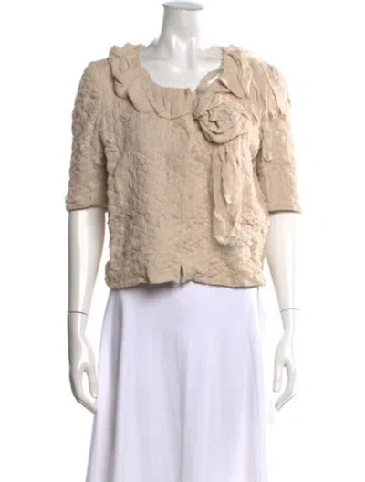 Pre-owned Moschino Cheap And Chic Vintage Late 2000's - Early 2010's Evening Jacket In Neutral