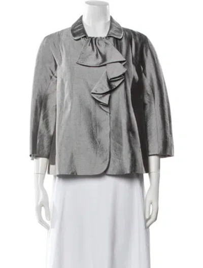 Pre-owned Moschino Cheap And Chic Vintage Late 2000's - Early 2010's Jacket W/ Tags In Silver