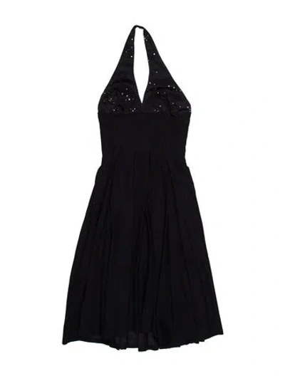 Pre-owned Moschino Cheap And Chic Vintage Midi Length Dress In Blue