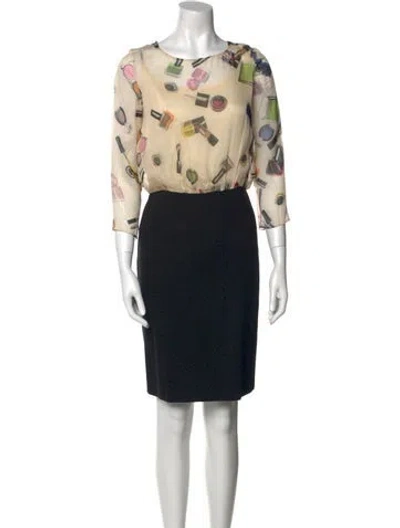 Pre-owned Moschino Cheap And Chic Vintage Mini Dress