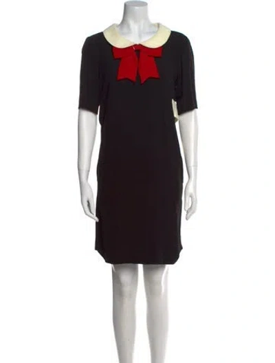 Pre-owned Moschino Cheap And Chic Vintage Mini Dress In Black