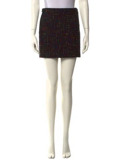 Pre-owned Moschino Cheap And Chic Vintage Mini Skirt In Black