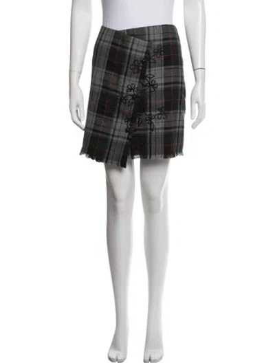 Pre-owned Moschino Cheap And Chic Vintage Mini Skirt In Grey