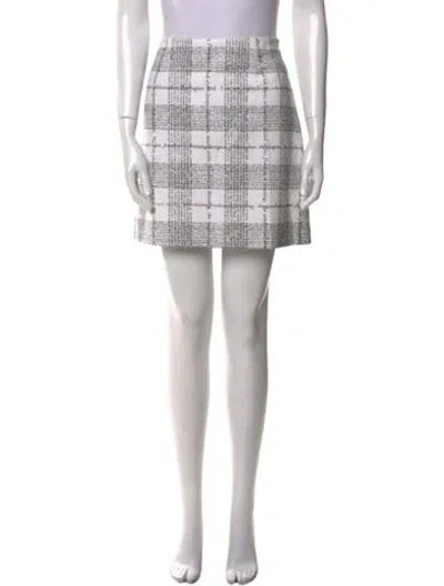 Pre-owned Moschino Cheap And Chic Vintage Mini Skirt In White