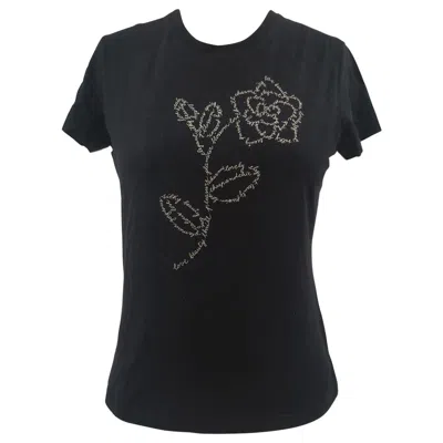 Pre-owned Moschino Cheap And Chic Vintage  Black Cotton T-shirt, Size S, 1990s