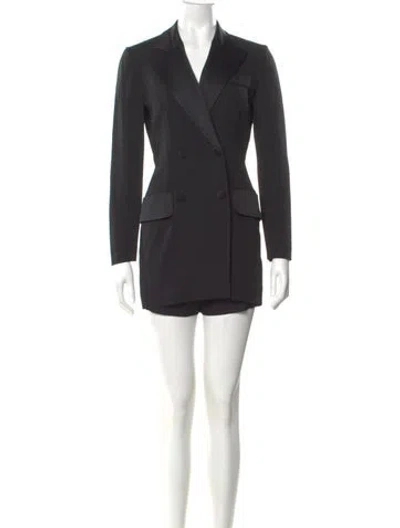 Pre-owned Moschino Cheap And Chic Vintage Romper In Black