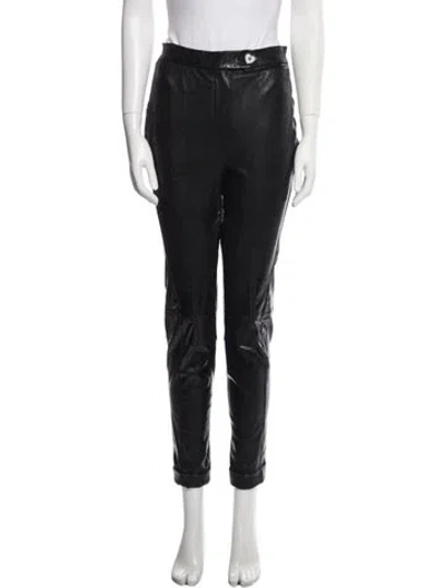 Pre-owned Moschino Cheap And Chic Vintage Skinny Leg Pants In Black