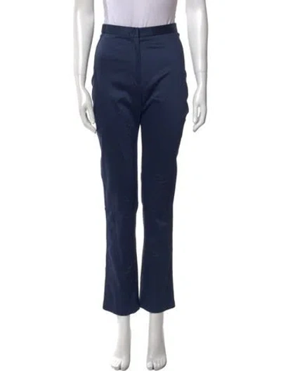 Pre-owned Moschino Cheap And Chic Vintage Straight Leg Pants In Blue