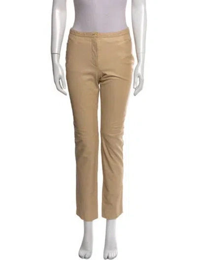 Pre-owned Moschino Cheap And Chic Vintage Straight Leg Pants In Neutral