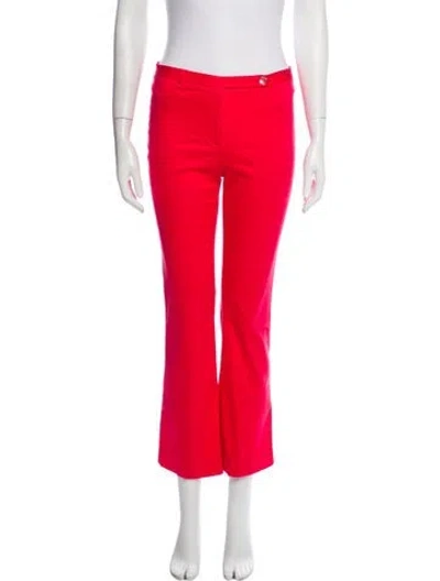 Pre-owned Moschino Cheap And Chic Vintage Straight Leg Pants In Red