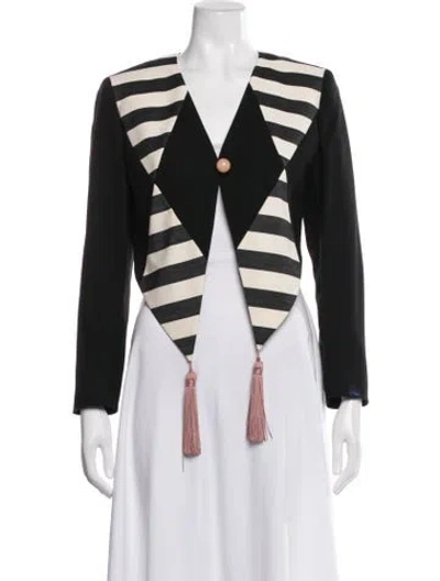 Pre-owned Moschino Cheap And Chic Vintage Wool Jacket In Black