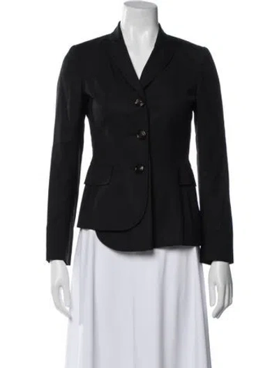 Pre-owned Moschino Cheap And Chic Virgin Wool Blazer In Black