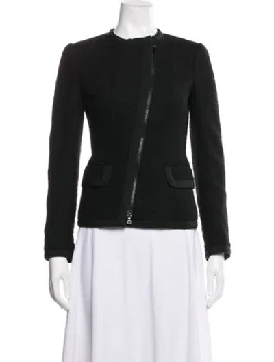 Pre-owned Moschino Cheap And Chic Virgin Wool Jacket In Black