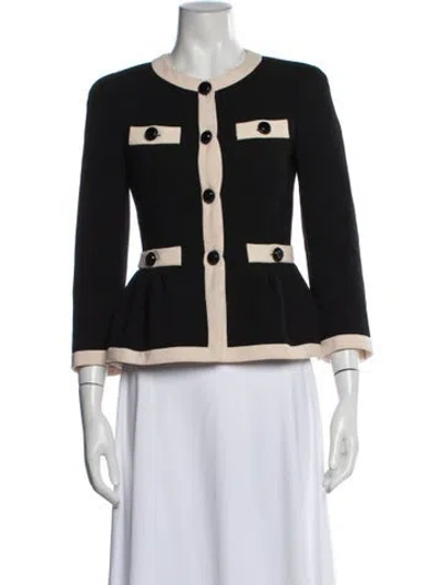 Pre-owned Moschino Cheap And Chic Virgin Wool Jacket In Black
