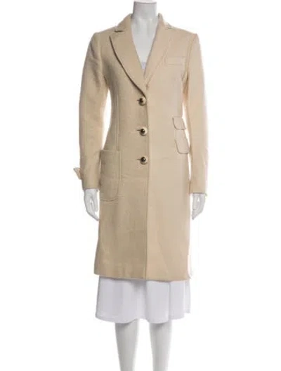 Pre-owned Moschino Cheap And Chic Wool Coat In Neutrals