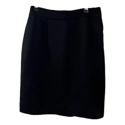 Pre-owned Moschino Cheap And Chic Wool Mini Skirt In Black
