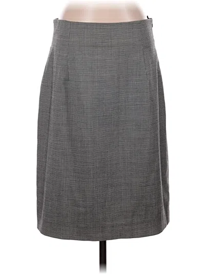Pre-owned Moschino Cheap And Chic Wool Skirt In Gray
