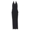 Moschino Cheap Chic Halter Backless Double Breasted Sljumpsu In Black