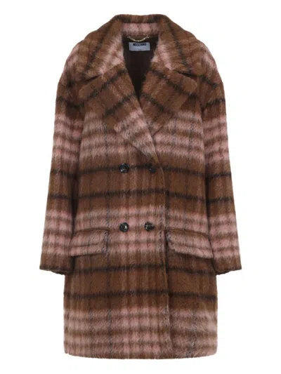 MOSCHINO CHECK COAT