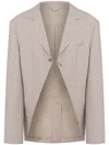 Moschino Checked Blazer In Neutrals