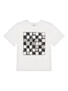 Moschino Checkerboard-print T-shirt In White