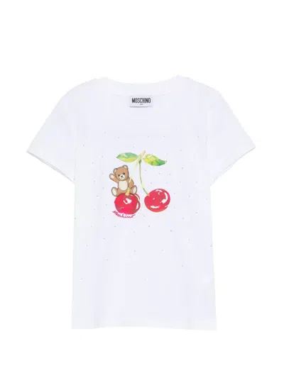 MOSCHINO CHERRY-GRAPHIC T-SHIRT