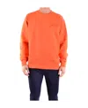 Moschino Chest Logo-print Detail Sweatshirt In Orange