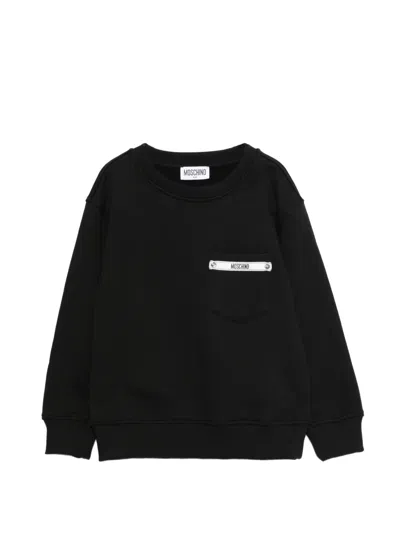 Moschino Kids Long Sleeved Sweatshirt In Animal Print