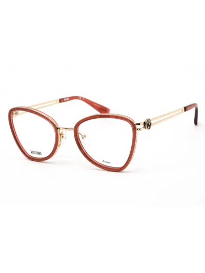 Moschino Chic Cat-eye Eyeglasses For Women - Mini Style In Transparent