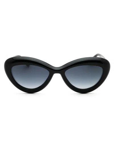 Moschino Chic Women's Cat Eye Sunglasses In Black