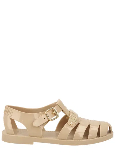 Moschino Chic Women's Sandals - Ss26 Collection In Neutral