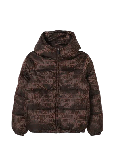 Moschino Child Jacket Unisex  Mus020_l3e00 In Brown