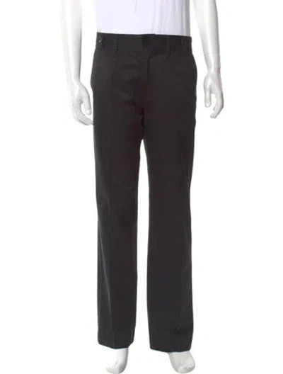Pre-owned Moschino Chinos In Gray