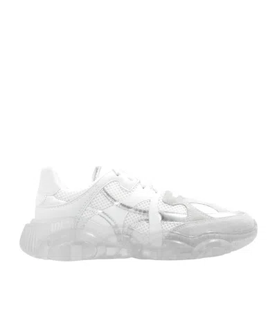 Moschino Chunky Lace-up Sneakers In White