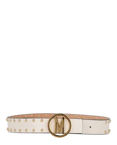Moschino Circle M Gold Stud Belt