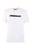 Moschino Crew Neck Short Sleeves Straight Hem In White