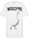 Moschino Classic Cotton T-shirts And Polos Collection In White