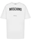Moschino Classic Cotton T-shirts And Polos Collection In White