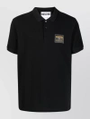 MOSCHINO CLASSIC STRAIGHT CUT POLO SHIRT WITH SHORT SLEEVES